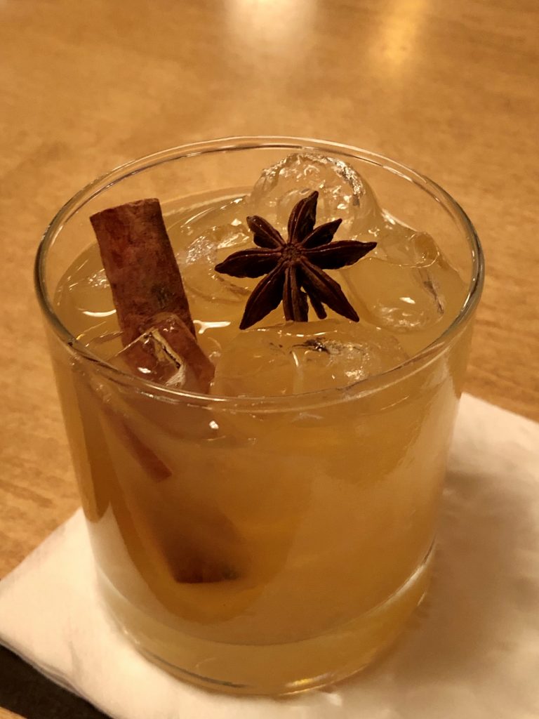 Harvest punch seasonal autumn cocktail